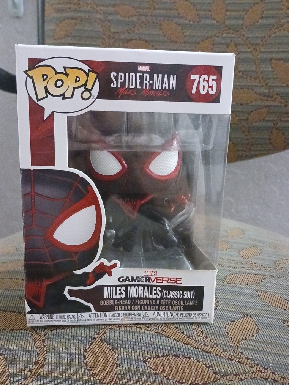 Funko Pop! Spider-Man Miles Morales #765 (Classic Suit) - Black & Red